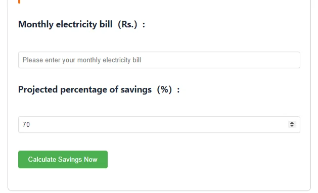 Solar Savings Calculator Pakistan